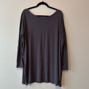 Julie Billiart Gray Oversized Tunic
